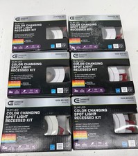 6PK Commercial Electric Ultra Spot LED 3in Adj Color Temp Canless Recessed Light picture