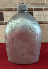 WW2 1942 US Aluminum Canteen Early WWII A.G.M. Co. RARE picture