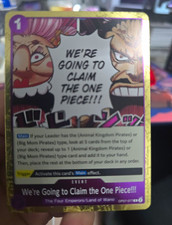 Bandai We're Going to Claim the One Piece OP07-077 Rare Alt Art Foil picture