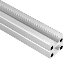 2Pcs 700mm  Slot 1020 Aluminum Extrusion Profile Linear Rail Guide Silver] picture
