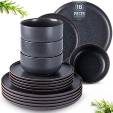 LERATIO Stoneware Dinnerware Set 18-Piece for 6 picture