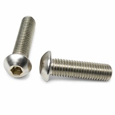 BULK BOX M5-0.80x50 MM Button Socket Caps Coarse Stain A2 2000pcs picture