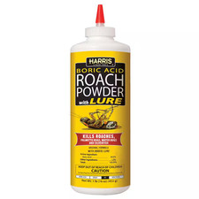 HARRIS Boric Acid Roach and Silverfish Killer Powder w/Lure for Insects (16oz).. picture