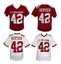 Movie Remember The Titans #42 Bertier Jersey Stitched Custom Any Names picture