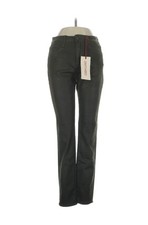 NWT Driftwood Jackie Coated Skinny Jeans in Dark Olive Green Women's Size 25 picture