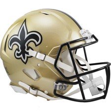 New Orleans Saints Riddell Speed Full Size Authentic Football Helmet picture