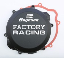 Boyesen Factory Racing Clutch Cover - Black CC-06XB picture