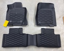 2018-2026 Dodge Durango Black All Weather Floor Mats For 2nd Row Captains Chairs picture