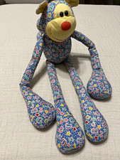 Avon 1988 Vintage Monkey Stuffed Animal Plush Blue Multicolor MPN P4940 picture