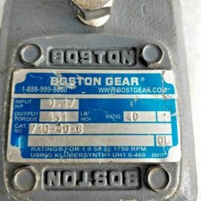 Boston Gear 700 Series INPUT HP 0.17 OUTPUT TORQUE 151 RATIO 40 710-40-G picture