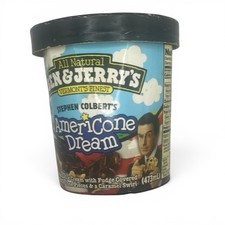 Mega Rare Steven Colbert Ben & Jerry's Americone Dream 2007-Date Under Cover picture