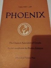 Phoenix Volume 12 The Classical Association of Canada Volume 12 picture