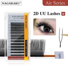 NAGARAKU U Shape YY 2D UU Soft Light Natural Eyelash Extensions Parallel Makeup picture
