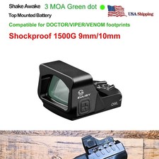 HQ EDC Tactical Green Dot Sight OWL Shake Awake for Doctor VIPER Venom Cut Mount picture