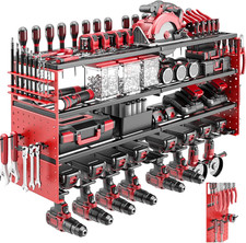 Power Tool Organizer Wall Mount, Cordless Drill Hanger Storage Rack  Drill Hold picture