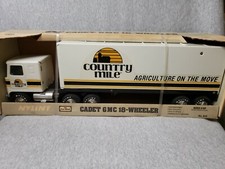 Vintage Nylint Cadet GMC 18 Wheeler Country Mile Semi Truck w/ Box No. 910 picture