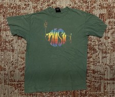 Vintage 1994 Phish Summer Tour T Shirt Giant Tee Jays USA Rainbow Fish Tour Tee picture