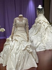Anne Barge Petrouchka Elegant Ball Gown Wedding Dress with Beaded Illusion picture