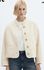Mango  MNG  Shearling Effect Jacket NWT $99 picture