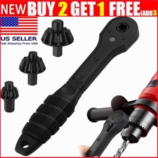 2-In-1 Ratchet Drill Chuck Key Wrench, Universal Double Head Chuck Key Replaceme picture
