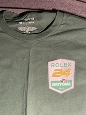 2017 Rolex 24 Daytona T Shirt Fanatics Large L IMSA Racing Green picture