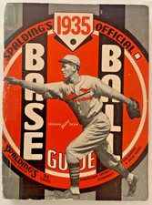 1935 Spalding's Official Baseball Guide-JOSH GIBSON SATCHEL PAIGE CRAWFORDS Team picture