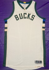 Authentic 2016 Milwaukees Buck Rev 30 Pro Cut Adidas NBA Jersey 24” P2P picture