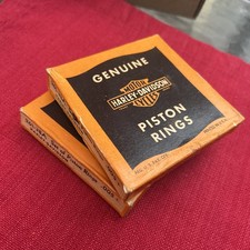 Vintage GENUINE HARLEY-DAVIDSON 261-38A Set of Piston Rings .005+NOS,, w/box  picture