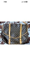 Vintage Louis Vuitton Monogram Saumur 43 Crossbody Bag - Made in France Feb 1988 picture