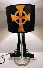 The Boondock Saints Verita Aequitas Double Sided Gun Lamp 23