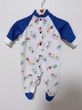 Playskool Vintage Baby Romper Size Small Up To 3 Mos Car Print picture