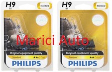 2x PHILIPS H9 Light Bulb Halogen Beam 65W OEM 12361 B1 Headlamp Pair picture