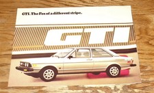 Original 1979 Audi Fox GTI Sales Brochure 79 picture