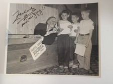 ORIGINAL AUTOGRAPHED ZACHERLEY PHOTO IN PINE BOX COFFIN picture