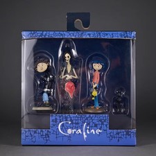 4pcs/set New Movie Coraline Figure Model Dolls Toys 3-15cm NEW WITH BOX picture
