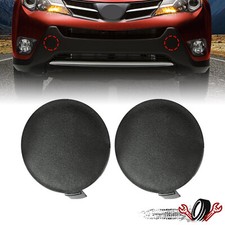 Pair Front Bumper Tow Hook Cover Caps For Toyota RAV4 2013 2014 2015 2PCS LH&RH picture