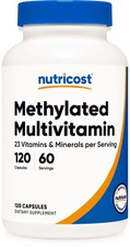 Nutricost Methylated Multivitamin 120 Capsules, 60 120 Count (Pack of 1) picture
