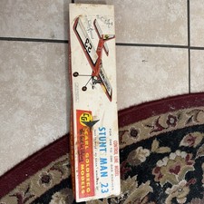 vintage Carl Goldberg Models “Stunt Man 23” control-line balsa airplane kit picture