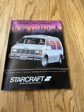 Vintage 1989 Starcraft World Class Vehicles Van Catalog Illustrated Brochure USA picture