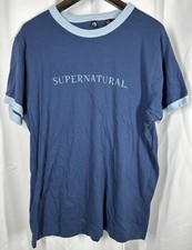 Vintage Supernatural Warner Bros Promo T Shirt Tee Size L RARE picture