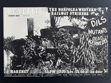1978 Dead Kennedys Dils Mutants Mabuhay Gardens SF Punk Concert Flyer picture