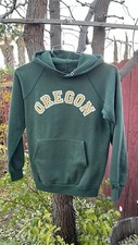 Vintage 70s 80s University Of Oregon Ducks Hoodie Sweatshirt Discus Athletic XS picture