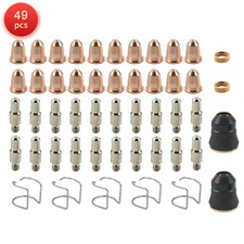 49 pcs 30A 0.8mm Consumables Kit fits Cornwell MMWP700DVI MMWP125I Plasma Cutter picture