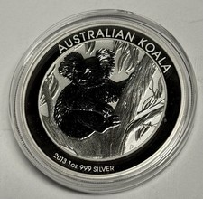 GEM BU 2013 1 oz Australia KOALA .999 Silver $1 Coin Bullion picture