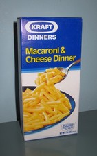 Vintage 1983 Kraft Macaroni and Cheese Dinner Box - Unopened picture