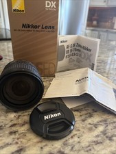 Nikon AF-S DX Nikkor 18-70mm f/3.5-4.5 G ED Zoom Lens w/Caps & Hood - Excellent picture