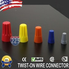 Variety of Twist-On Wire Connector Connection nut Barrel Screw RoHS UL Color LOT picture