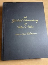 The Global Directory of Who’s Who 2010-2011 Edition HC Eastern Seaboard picture