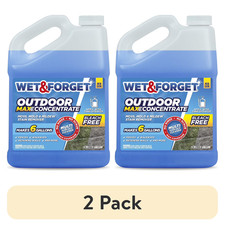 2 Pack Wet & Forget Outdoor Cleaner Concentrate 1 Gallon Moss Mold Mildew picture