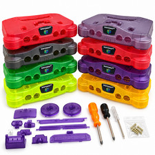 Custom Full Housing Case Replacement Kit for Nintendo 64 Console N64 Cover Shell picture